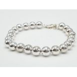 Tiffany Style Ball Bracelet, 19cms, 10g