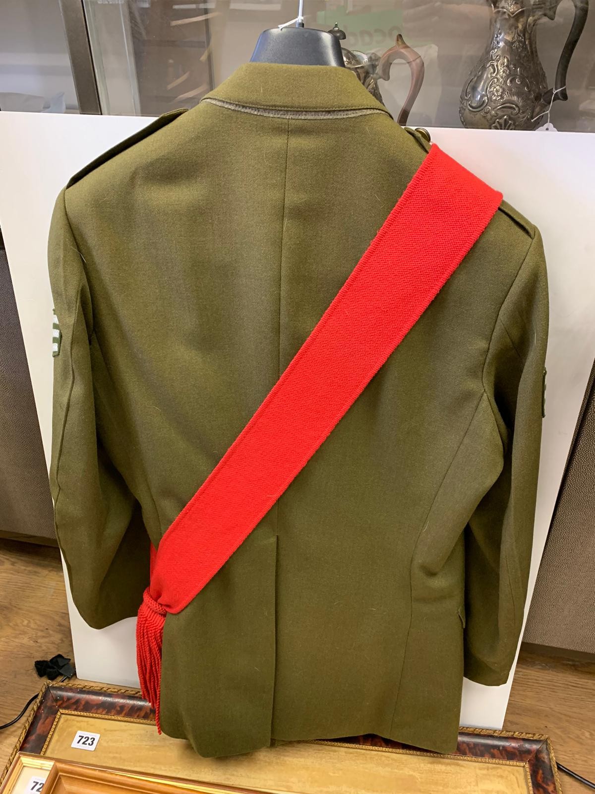 Territorial army sergeant uniform with warrant officer Red Sash - Image 4 of 7