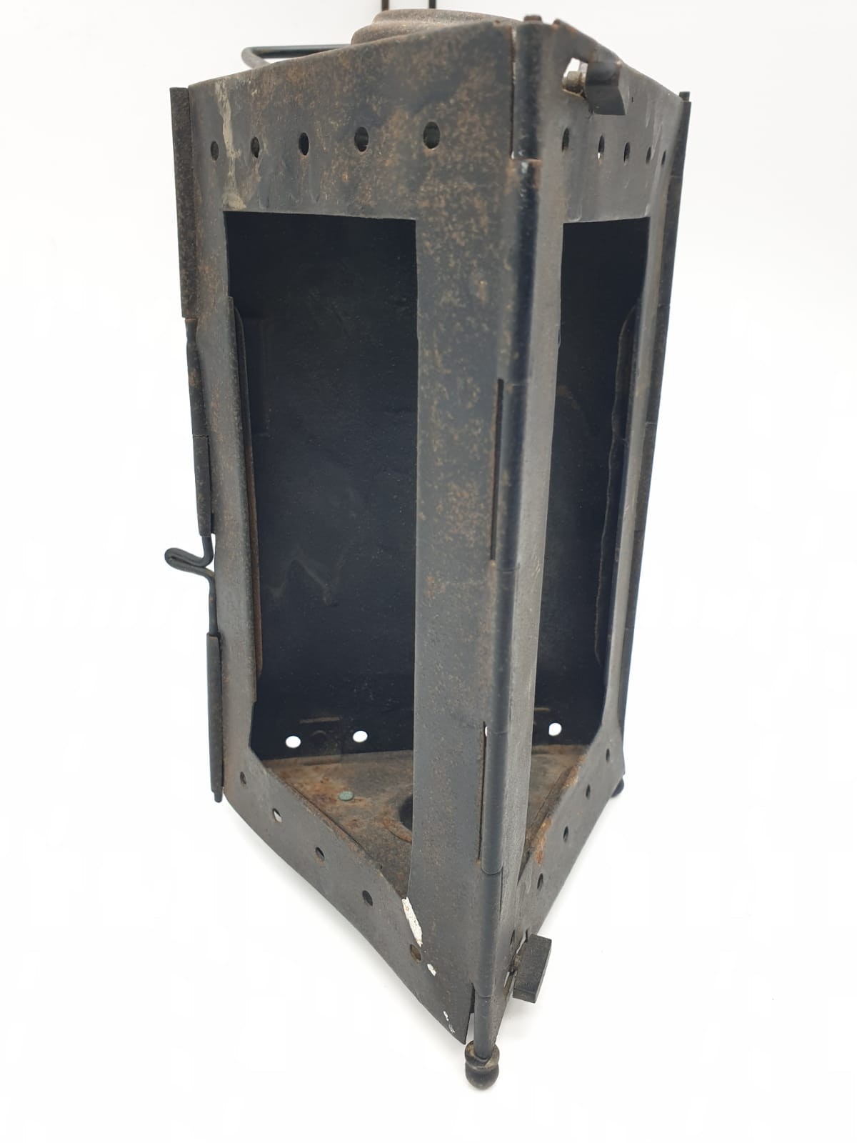 WW1 French Folding Bunker Lantern. (no glass) - Image 3 of 6