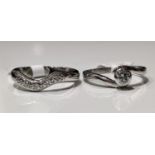 Platinum bridal set to include 0.30ct solitaire engagement ring (E colour, SI1 Clarity, GIA