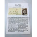 5 x Pre Postage Stamp letter addresses by prominent people of that era 1830's - 1860's.