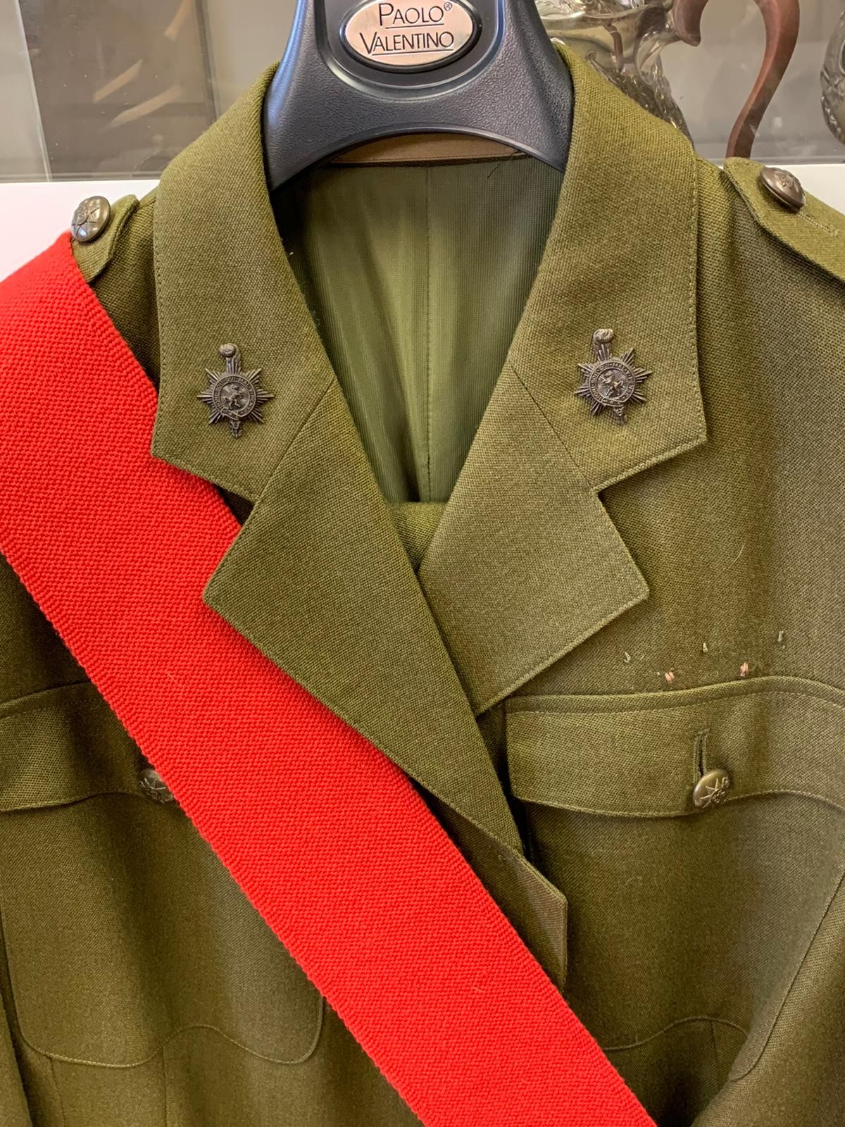 Territorial army sergeant uniform with warrant officer Red Sash - Image 2 of 7