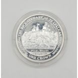 Silver crown minted in 2005 to commemorate the 200th anniversary of the Battle of Trafalgar,