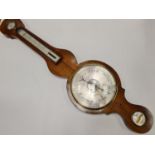 A 1920s/30s wall barometer made by D.Fagioli & Sons of Clerkenwell, London. 92cm x 26cm.