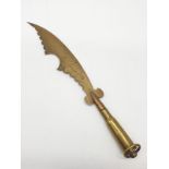 WW1 Trench art Letter Opener. Souvenir of the War written in French Dated 1914-1915