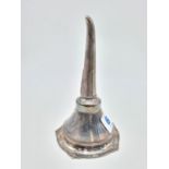 Antique White Metal Wine Strainer Weight: 136.5g. Height: 16cm