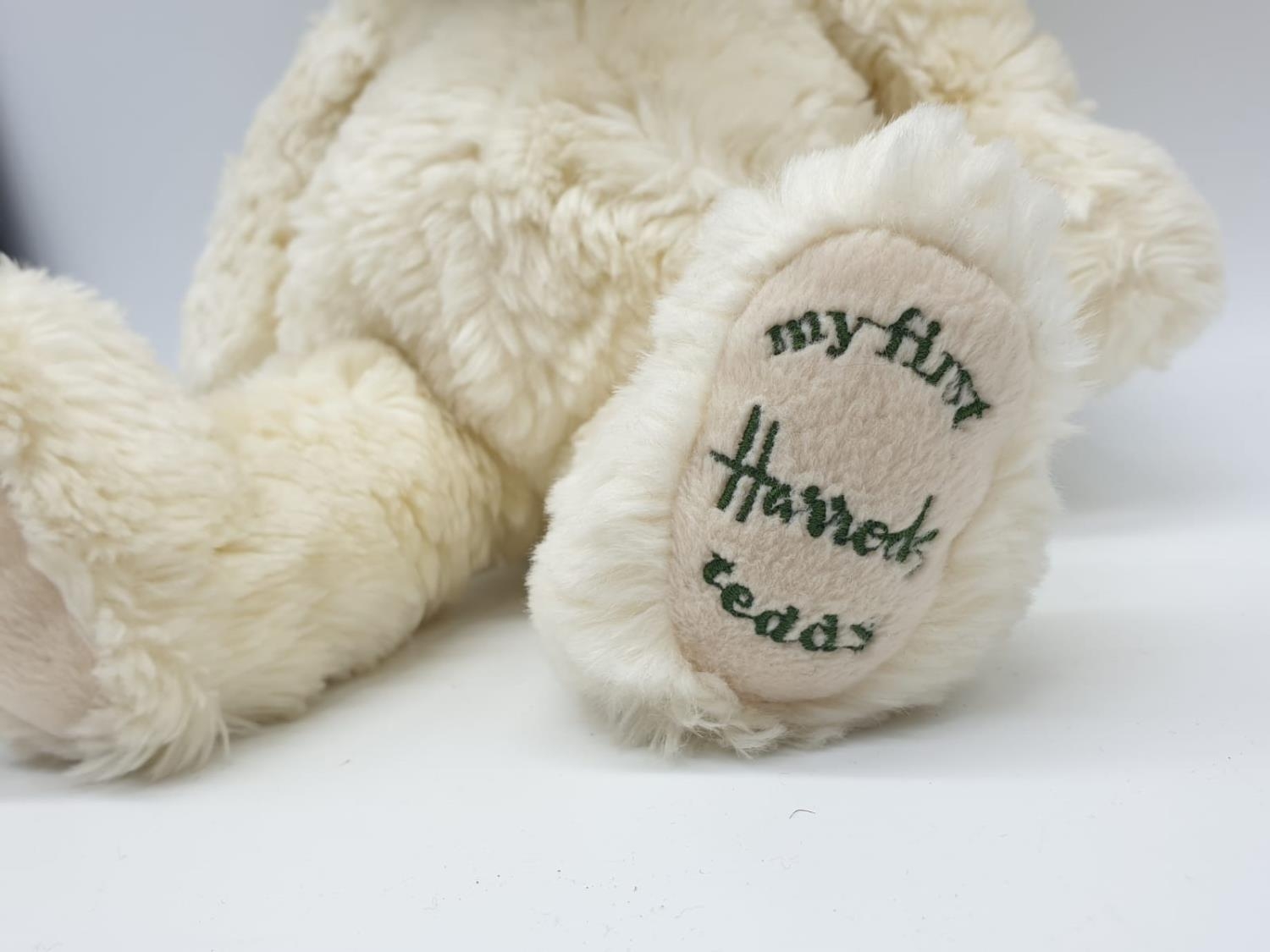 Two Harrods teddy bears, one being "My first Harrods teddy" and a traditional Harrods teddy. Approx. - Image 9 of 10