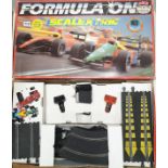 1980's Scalextric 'Formula one' two controllers and two cars A/F.