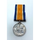 First world war medal awarded to private O Cooper of the Grenadier guards. Complete with ribbon