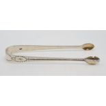 Georgian Silver Tongs 26g 12.5cms