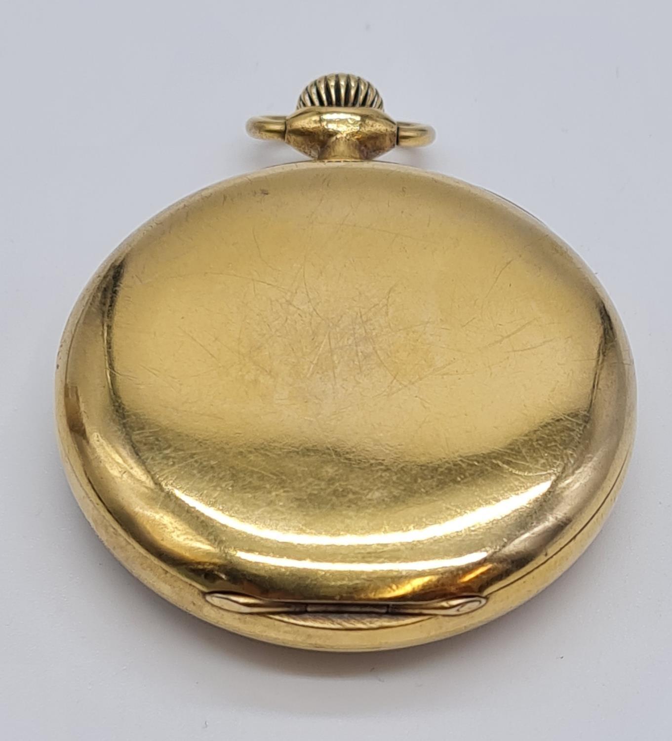 Omega Masonic Pocket Watch with rare Blue face, full working order - Image 2 of 7