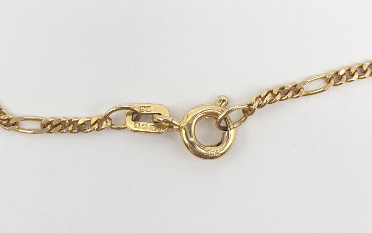 40cm 9ct gold neck chain weight 3gm. - Image 3 of 3