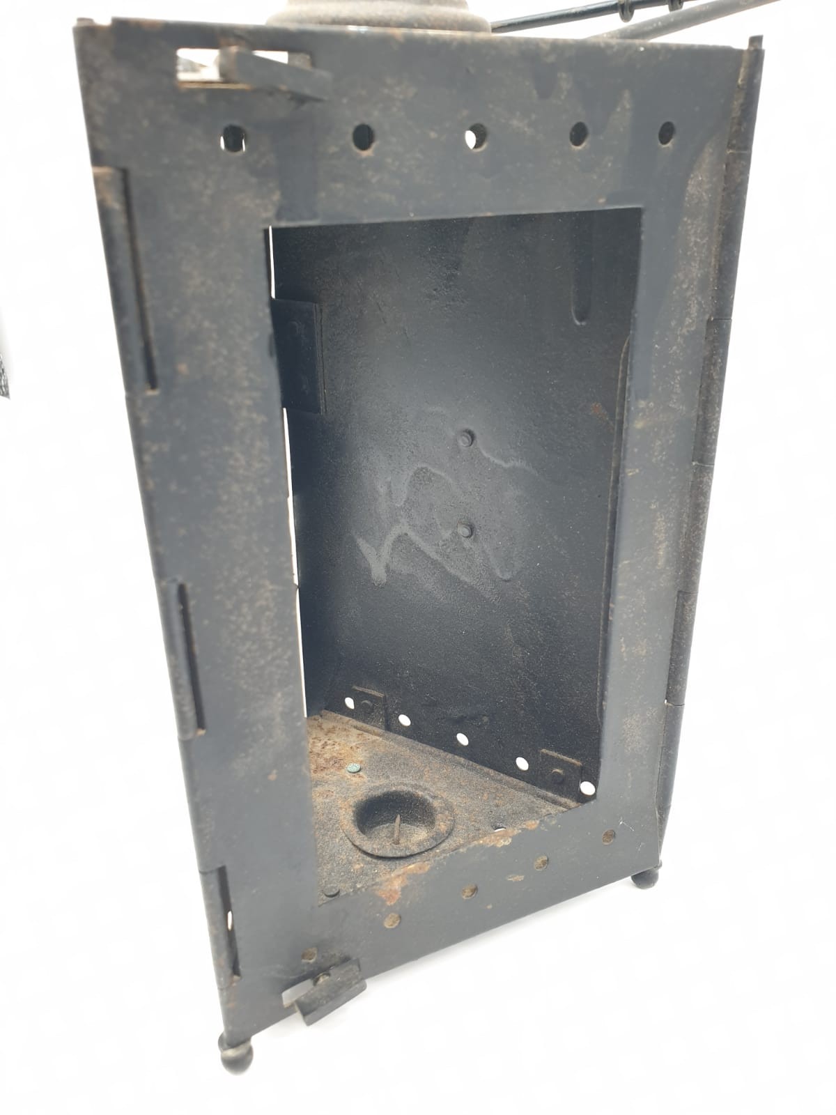 WW1 French Folding Bunker Lantern. (no glass) - Image 2 of 6