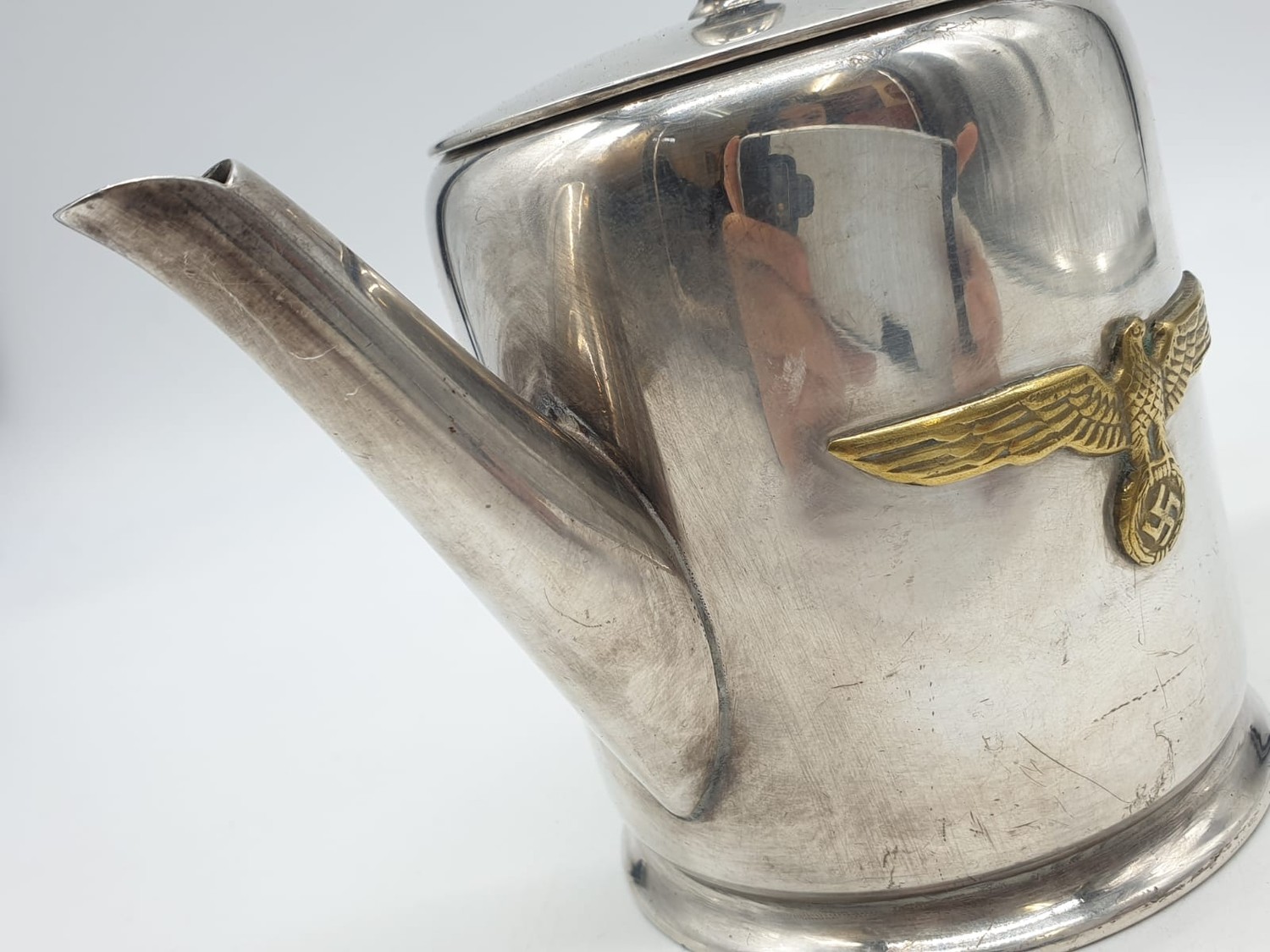 WW2 German Kriegsmarine Coffee Pot. - Image 3 of 8