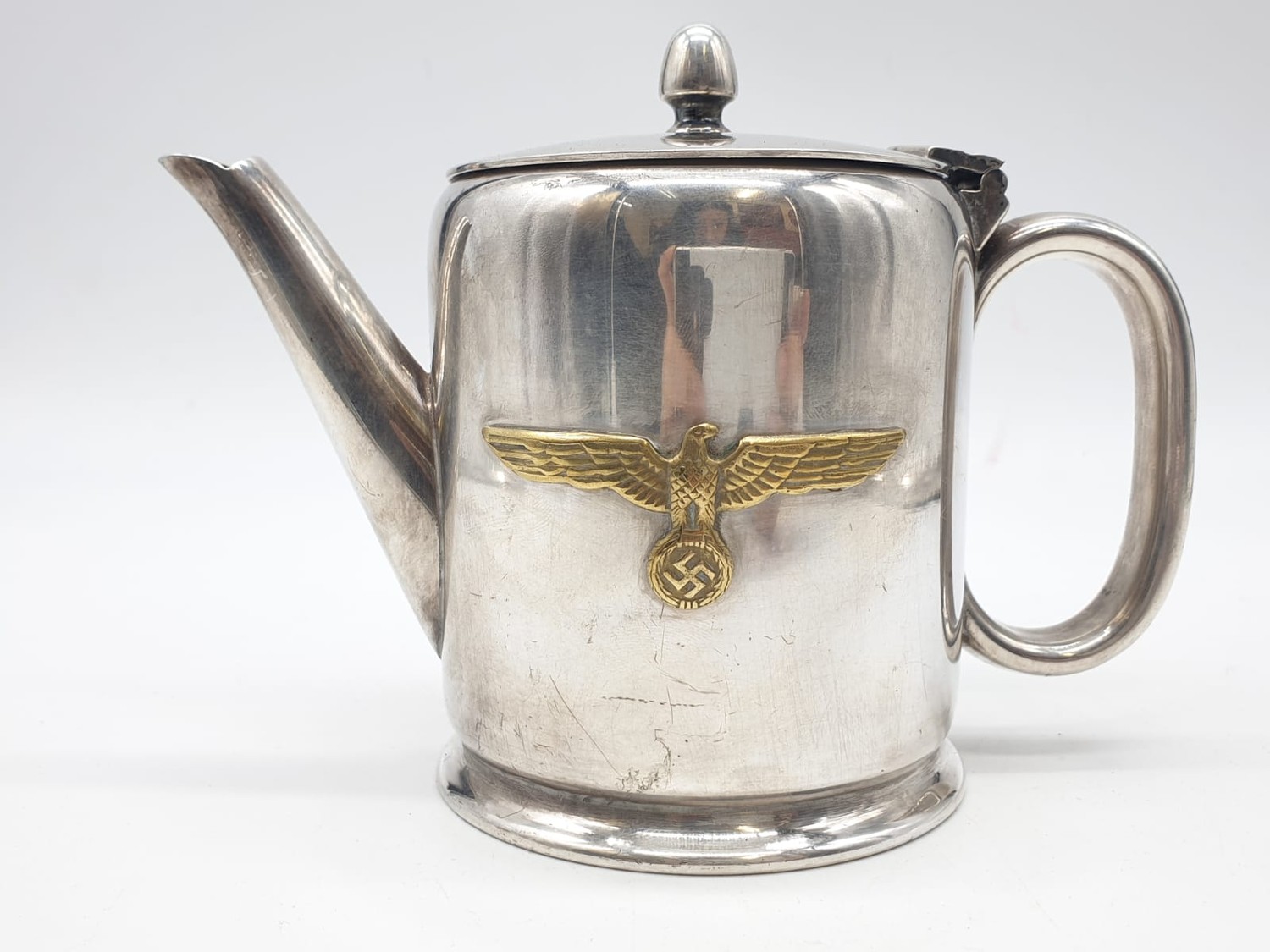 WW2 German Kriegsmarine Coffee Pot.