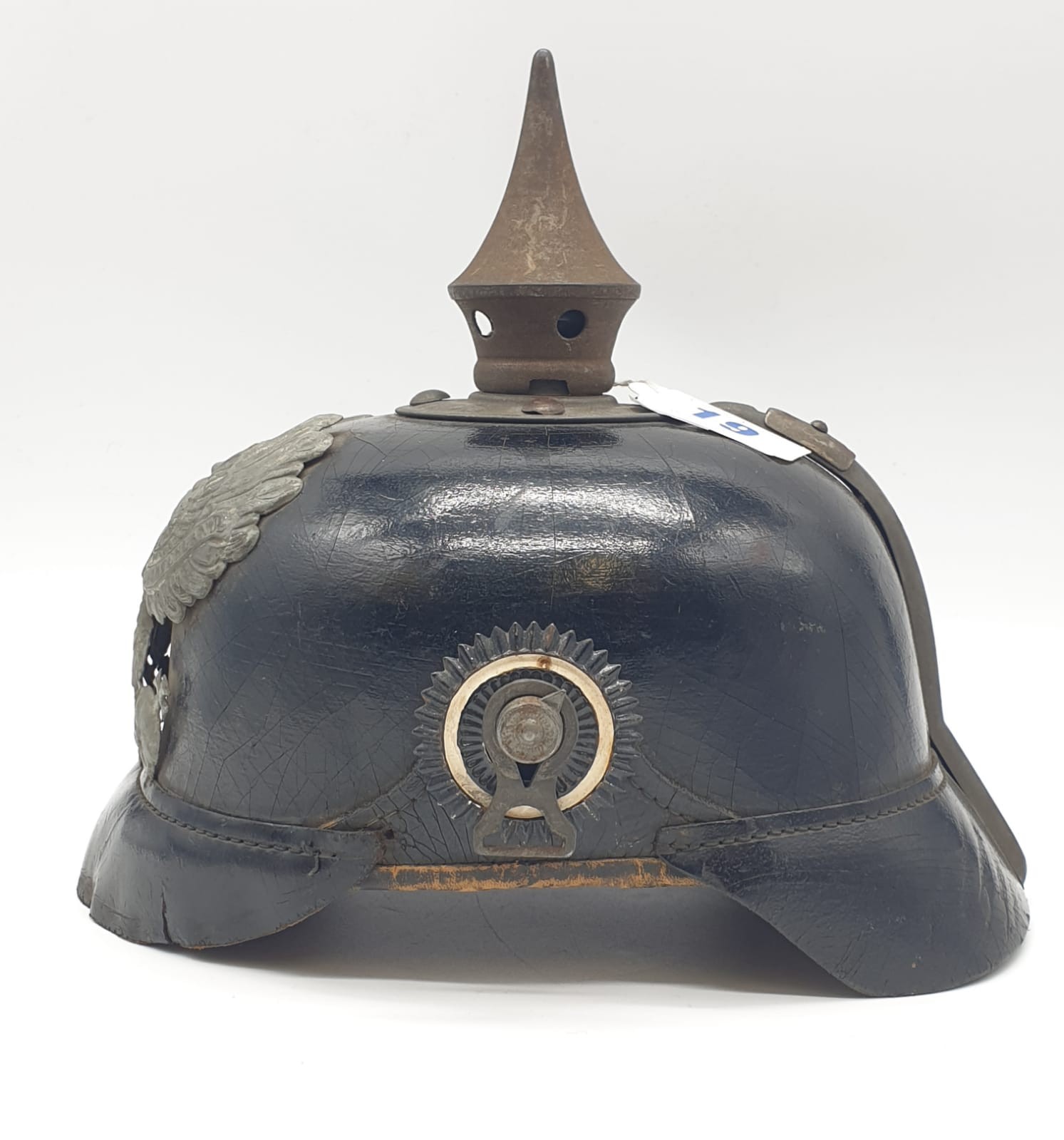 WW1 Prussian Mle 1915 Pickelhaube - Image 2 of 6