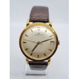 ZENITH 18k gold vintage gent watch, 36mm case 785629