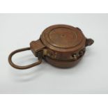 Early British military compact , 5.5cm diameter approx