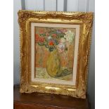 Louis Valtat (1869-1952) oil on canvas - Vase de fleurs External ( 51.7 cm x 42.7 cm ) &