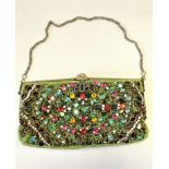 Multi coloured vintage handbag