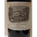 Chateau Lafite Roschild - Paulliac 1978