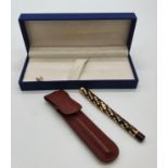 A WATERMAN, LADY PATRICIA fountain pen in excellent condition with original leather pouch,