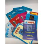 F.A. Challenge Vase Final Programs 1975 - 2000 all held at old Wembley Stadium.