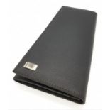 Dunhill gentlemen's wallet "Sidecar' style, in the original box (never used), 19.5cm x 8.5cm