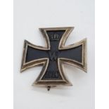 WW1 Imperial German Iron Cross First Class. 3 part design with iron core.