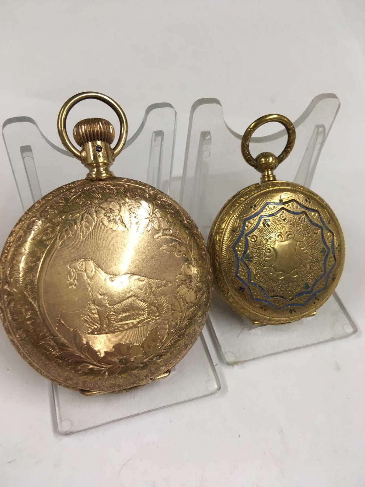 Antique pocket watch cases AF