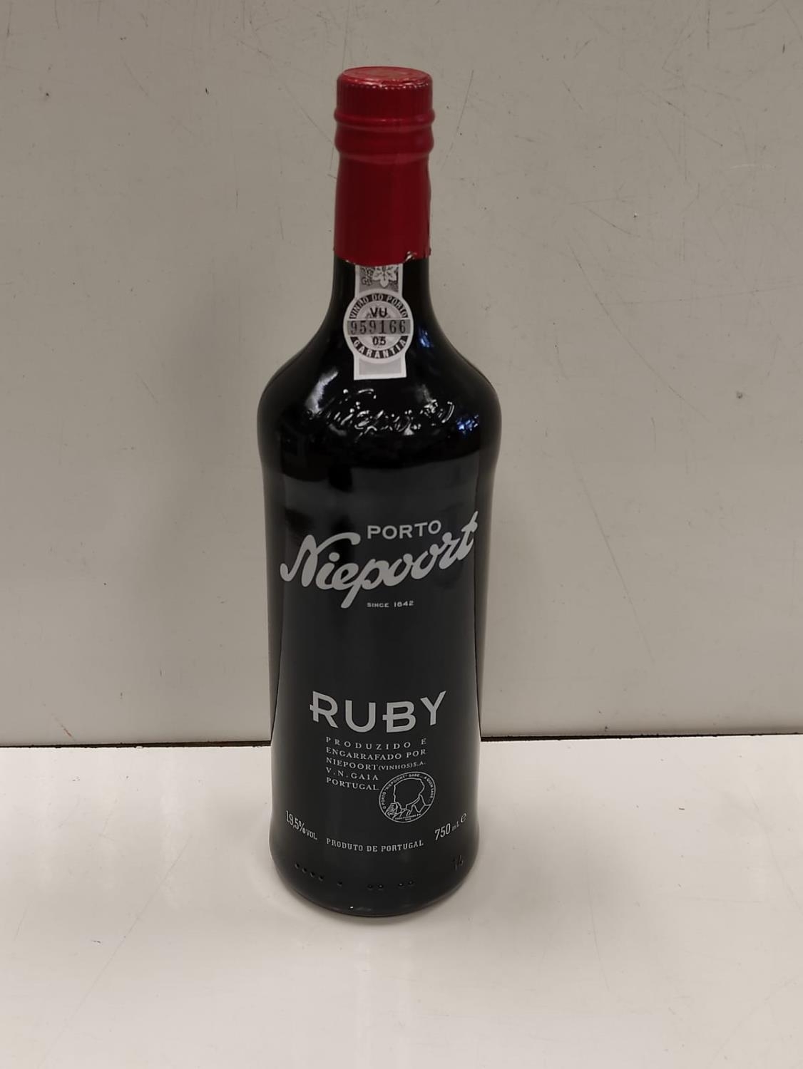 A bottle of Ruby Port from HMS Collingwood with a HMS Collingwood Cummerbund. - Image 2 of 2