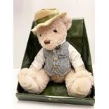Harrods 2009 annual bear. Whose name is William. Still in original box. 50cm in height approx.