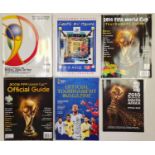 6x official world cup programs from 1998-2018