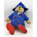 Vintage Teddy Bear in Paddington Style Coat and Boots. 50cm Tall.