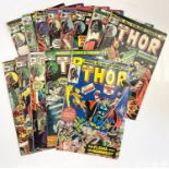 13 Vintage Marvel 'The Mighty Thor' Comics. Individually wrapped.