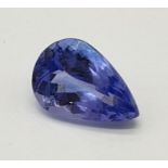 1.84ct Blue tanzanite IGI GTL, Govt India CERTIFIED