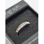 Swarovski half eternity ring