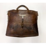 WW2 German Diplomats Leather File Bag.