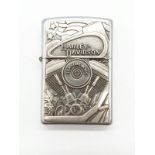 Zippo Harley Davidson lighter. Rare model with raised detail.