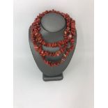 Jasper necklace around 33 inches; around 70g