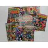 20 Vintage Marvel Comics. 1970's to include Captain Marvel - Inhumans , Masters of Kung Fu.