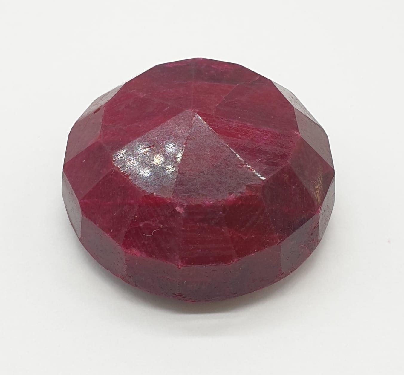 175ct Large size round Ruby Gemstone GLI CERTIFIED - Image 2 of 4