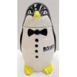 Price Kensington Penguin Biscuit/Cookie Jar. 20cm in Height.