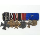 German Luftwaffe Medal Group with awards from both World Wars.