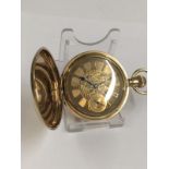 Vintage full hunter pocket watch good working order and good condition.