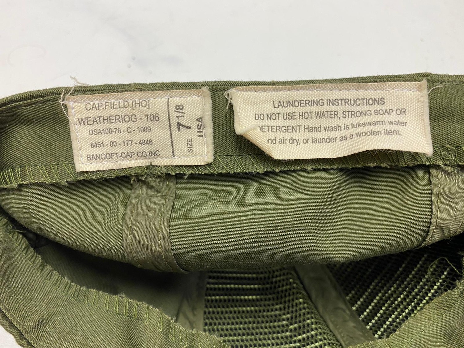 Vietnam War Era US Field Cap. - Image 3 of 4