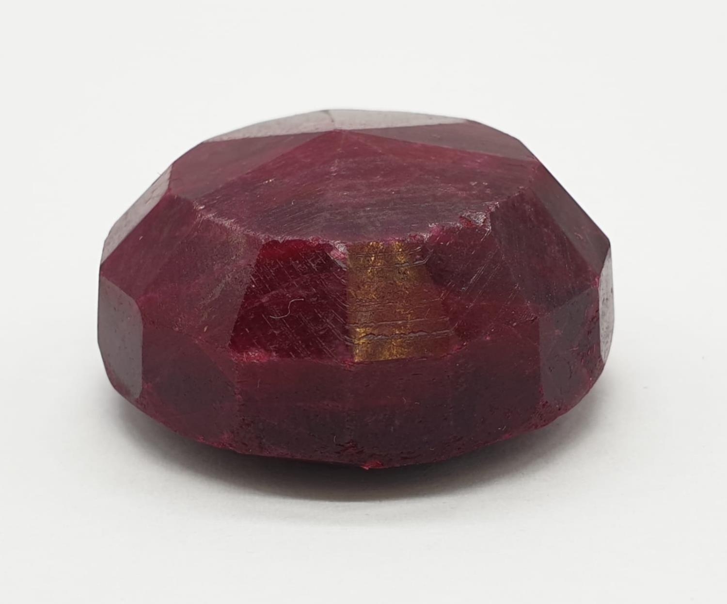 175ct Large size round Ruby Gemstone GLI CERTIFIED - Image 4 of 4