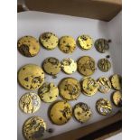 Antique pocket watch movements JW Benson etc AF