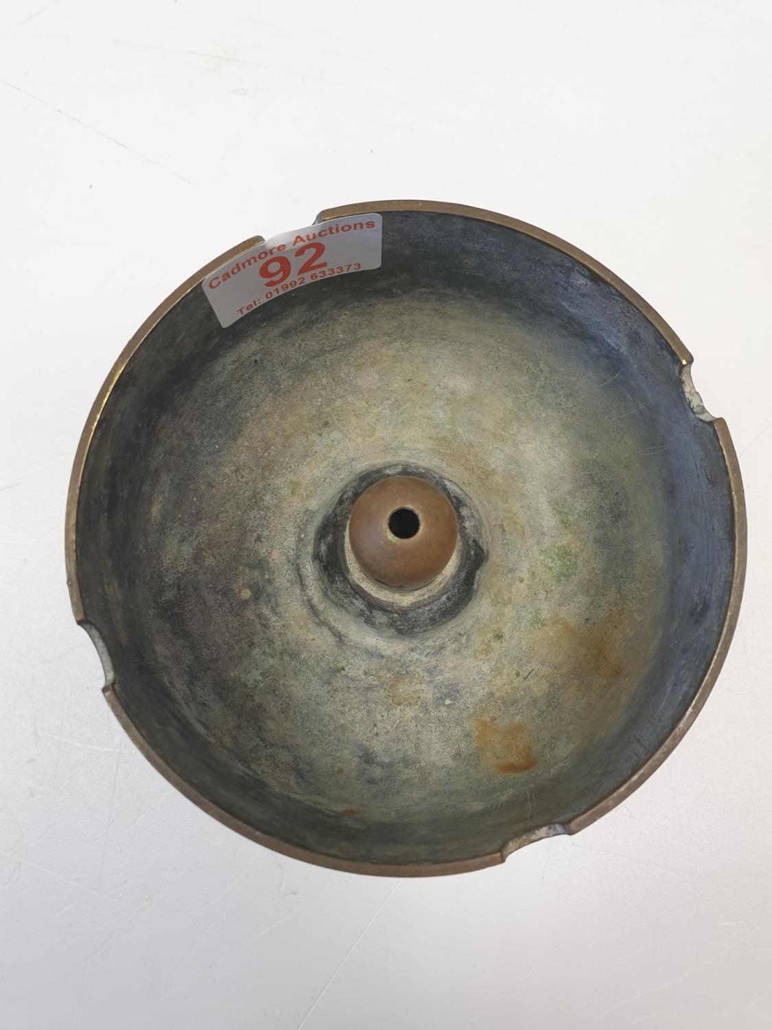 WWII Trench Art Shell Ashtray - Image 2 of 3