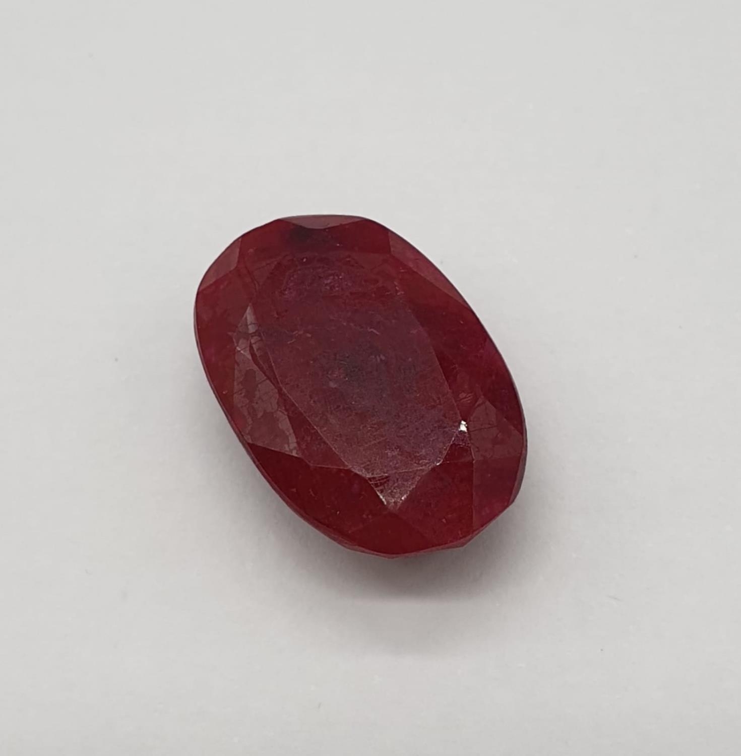 13.68ct Ruby Gemstone IDT CERTIFICATED - Image 2 of 5